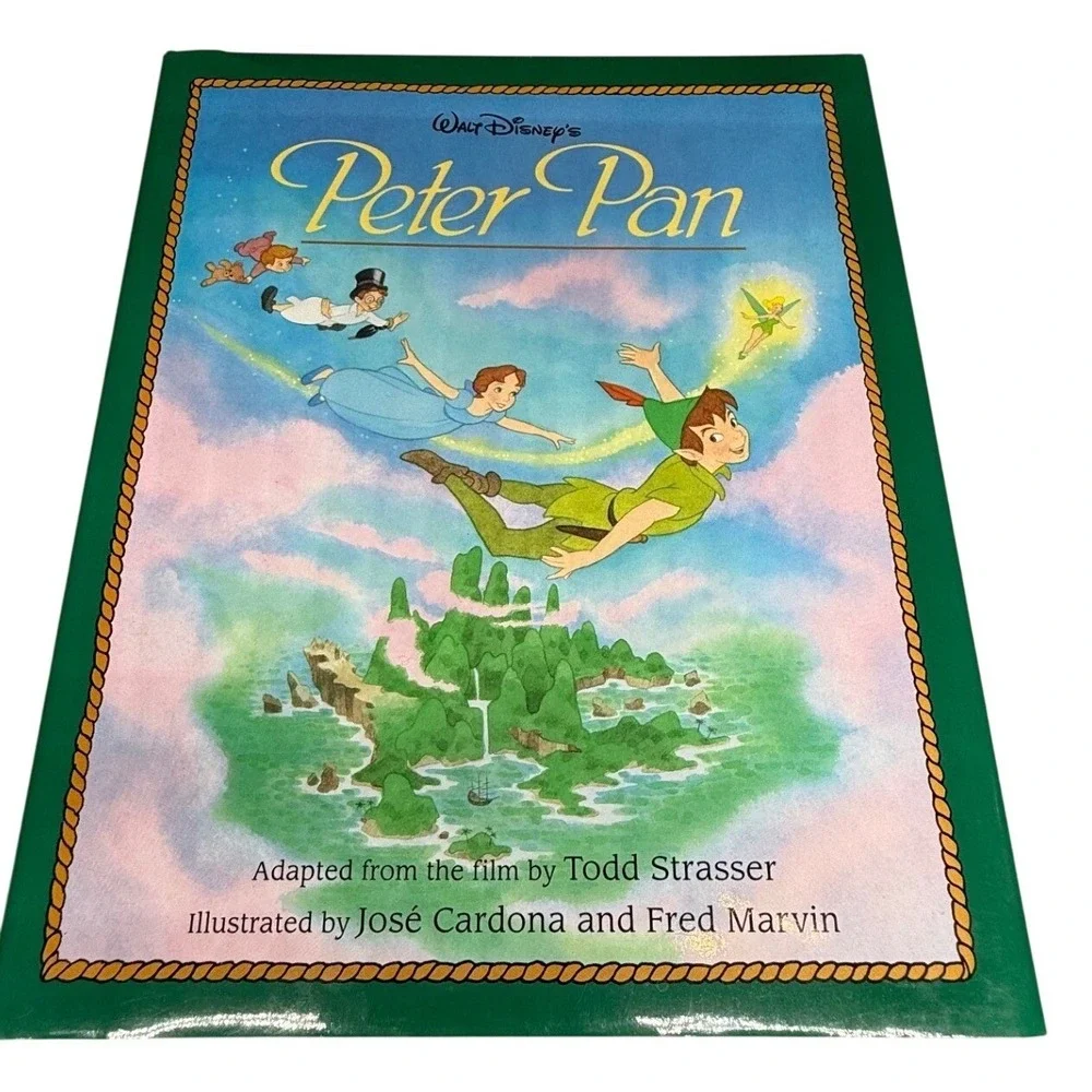 Disney Peter Pan Hardcover 1994 Todd Strasser José Cardona Illustrated Book